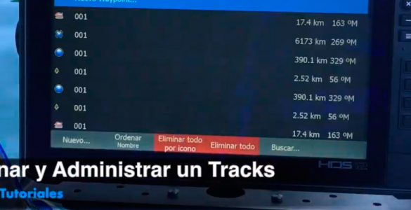 ¿Cómo crear y gestionar tracks en sondas Lowrance y Simrad?