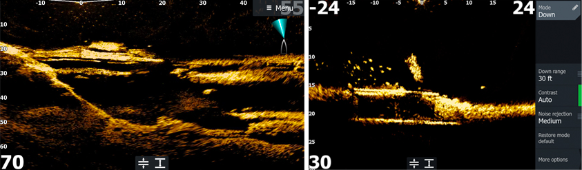 Lowrance ActiveTarget2 XL. Down. ONNautic