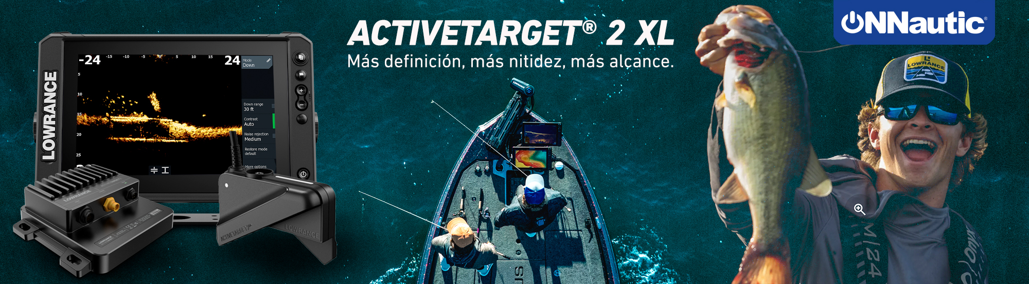 Lowrance ActiveTarget 2 XL ELite FS. ONNautic