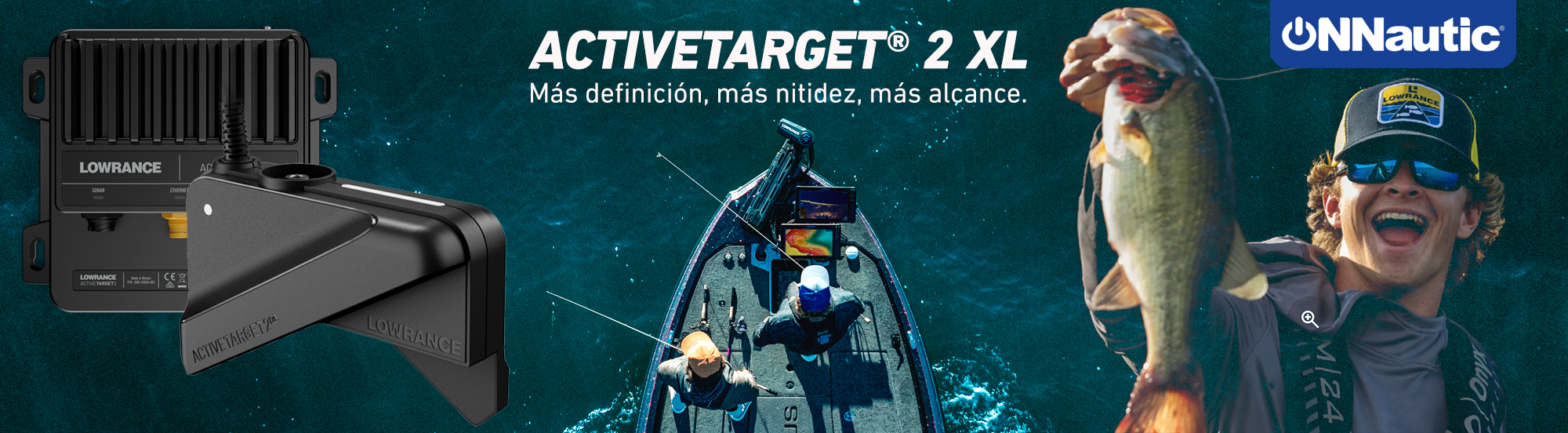 Lowrance ActiveTarget 2 XL. ONNautic