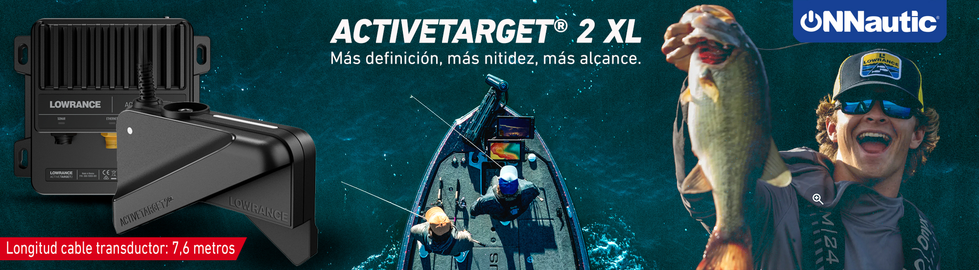 Lowrance ActiveTarget 2 XL. ONNautic