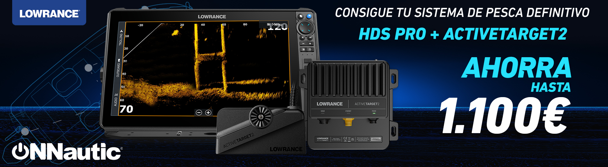 Promoción descuento Lowrance HDS Pro.ONNautic