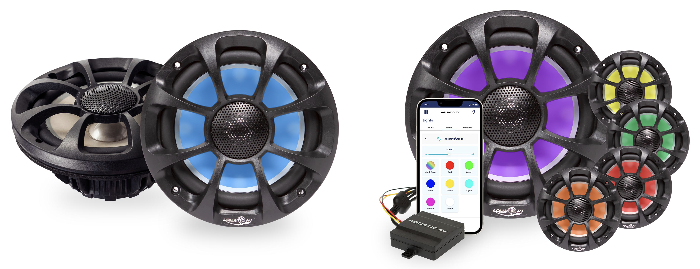 Altavoces Aquatic AV Pro Sport 6.5". ONNautic