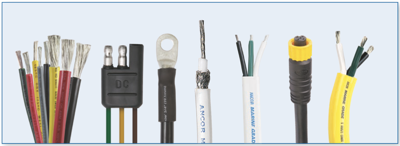 Cables Marine Grade®, conectores, comprobadores y accesorios para instalaciones marinas.  ONNautic