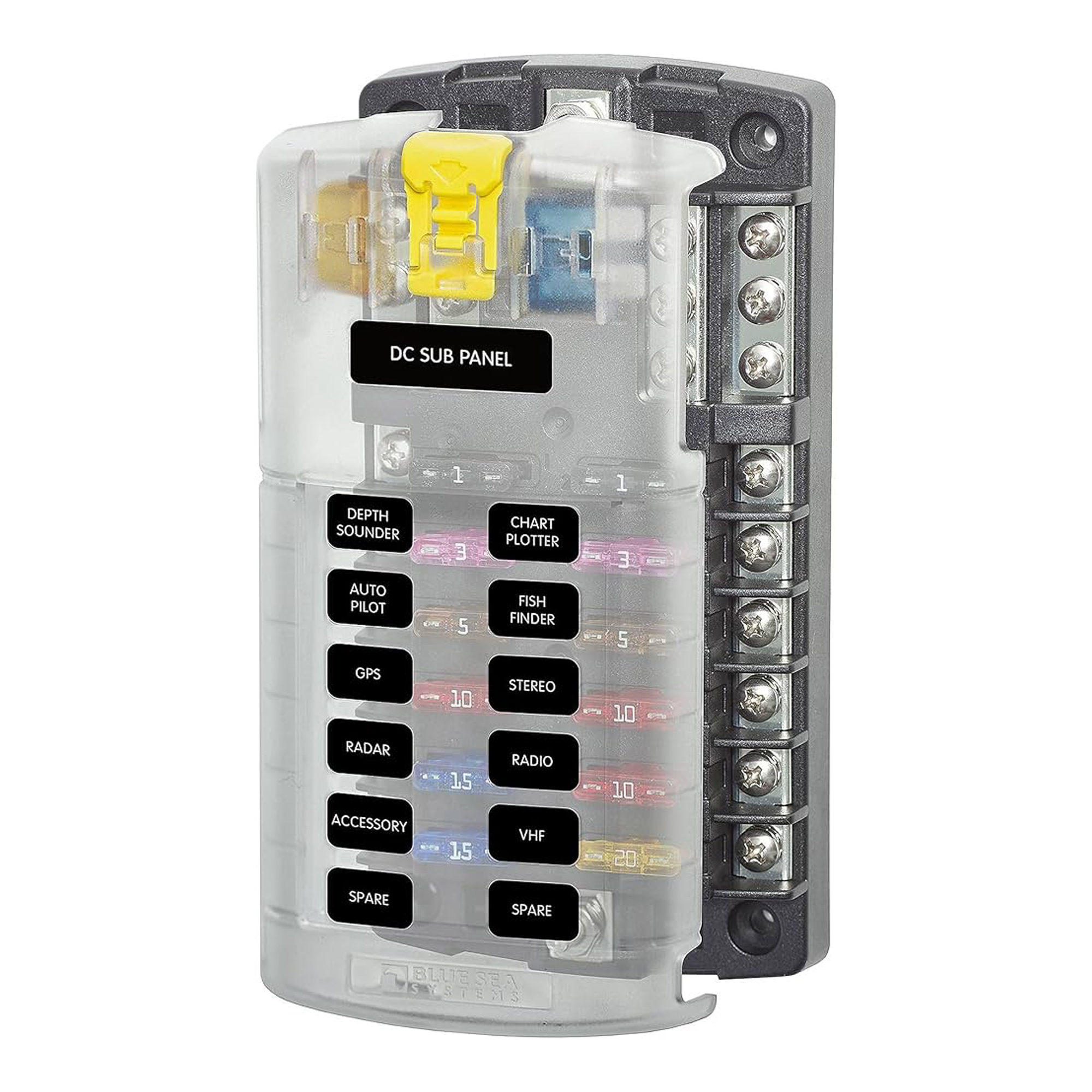 Bloque porta fusibles de Blue Sea Systems 5026. ONNautic