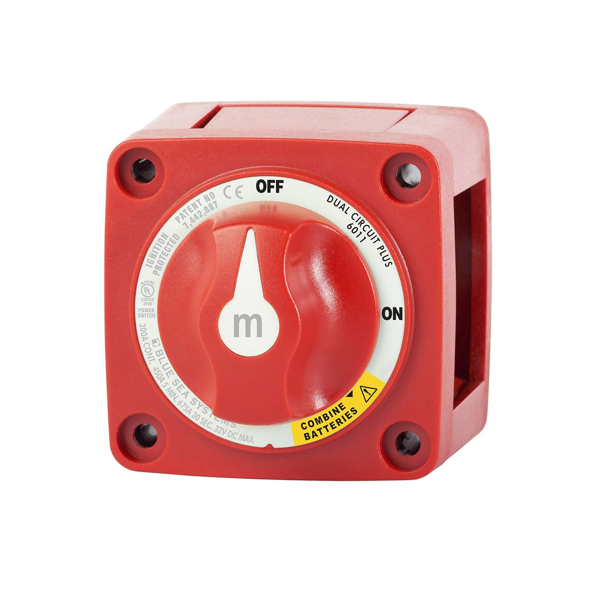 Desconectador de Batería Blue Sea 6011 Dual Circuit Plus- ONNautic