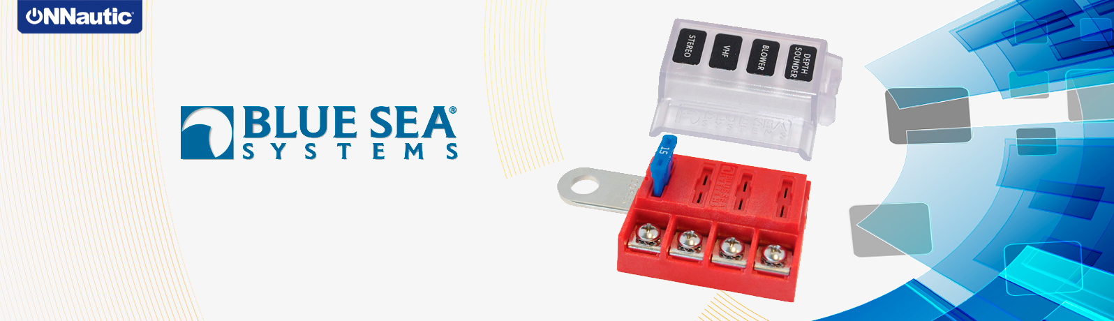 Caja de fusibles 5023-BSS de Blue Sea Systems. ONNautic