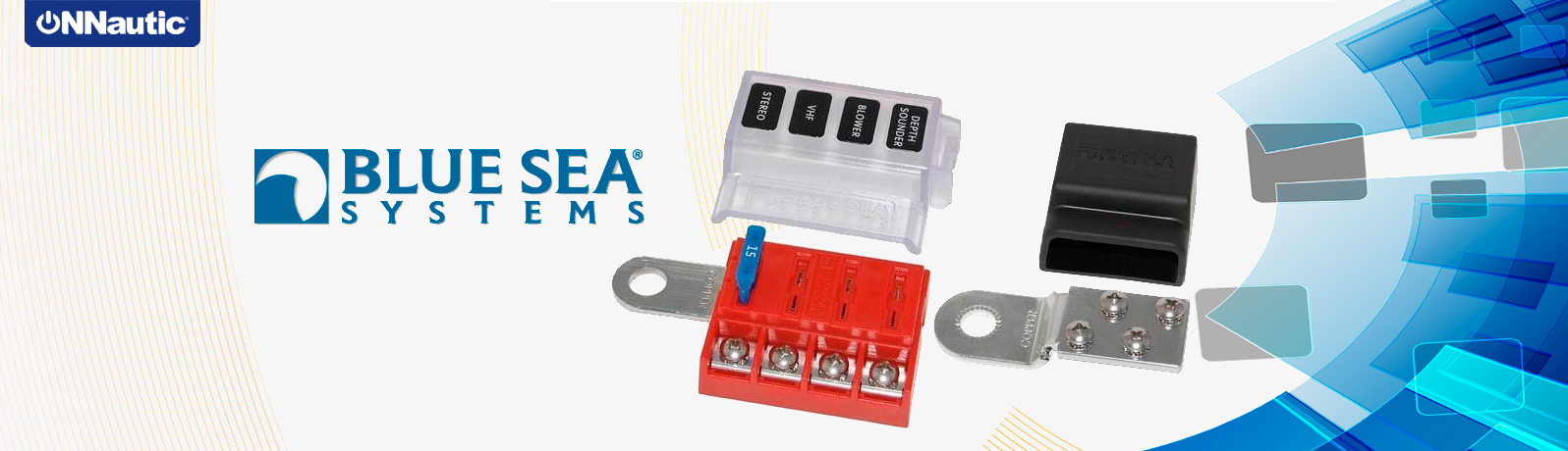 Caja de fusibles 5024-BSS de Blue Sea Systems. ONNautic