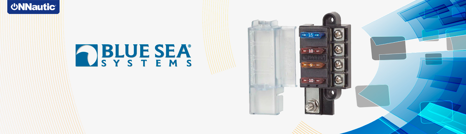Caja de fusibles 5045-BSS de Blue Sea Systems. ONNautic