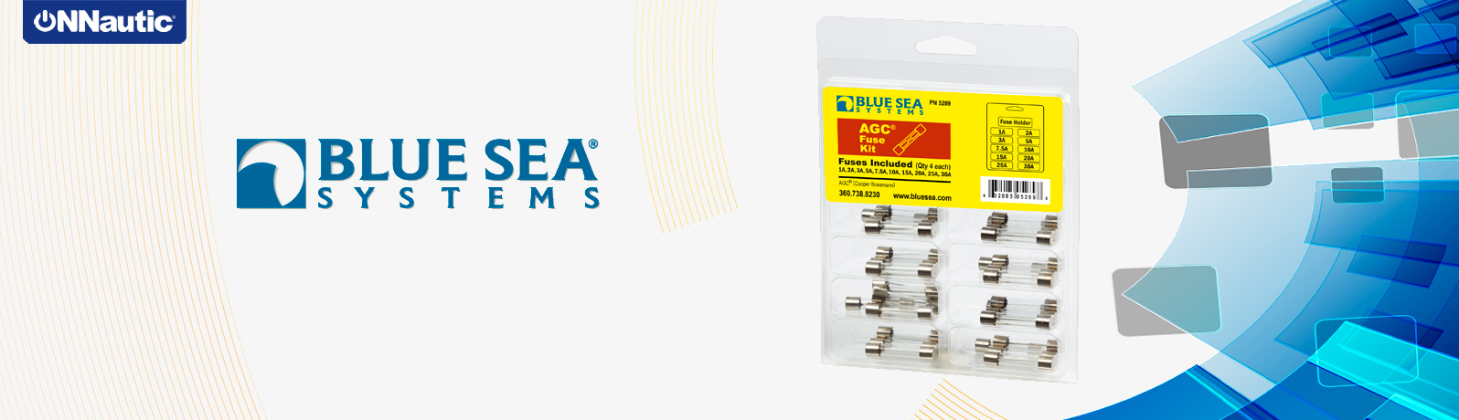 Kit de fusibles 5289-BSS de Blue Sea Systems. ONNautic