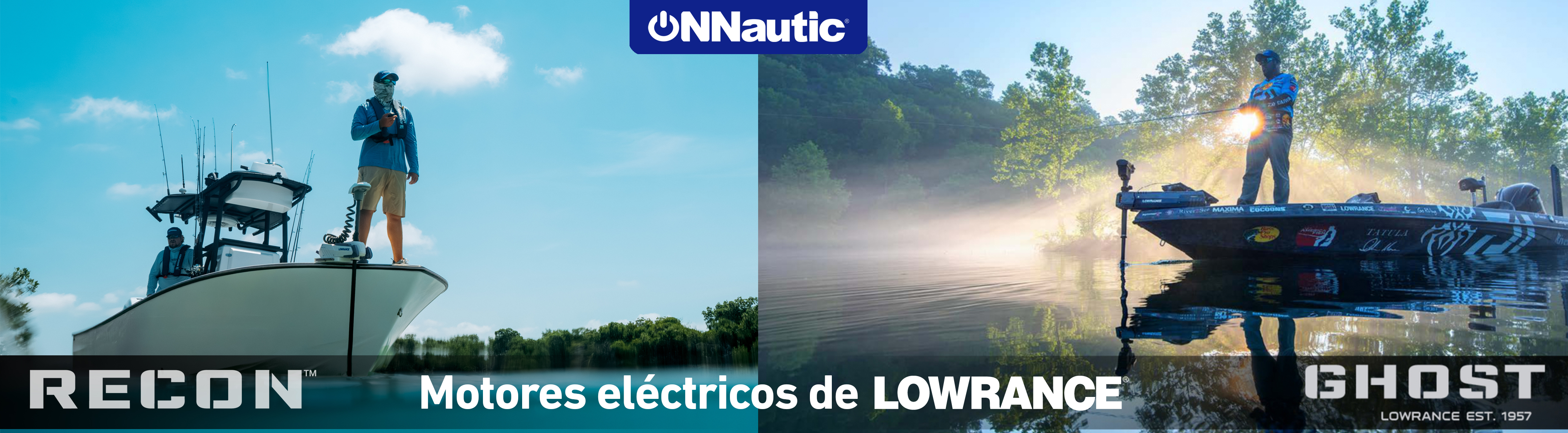 Motores eléctricos de Lowrance. ONNautic