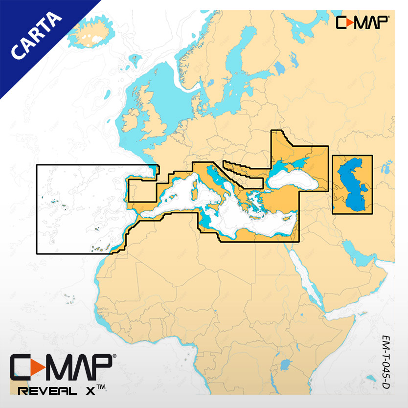 C-MAP DISCOVER EM-T-045-D-MS - Southern Europe
