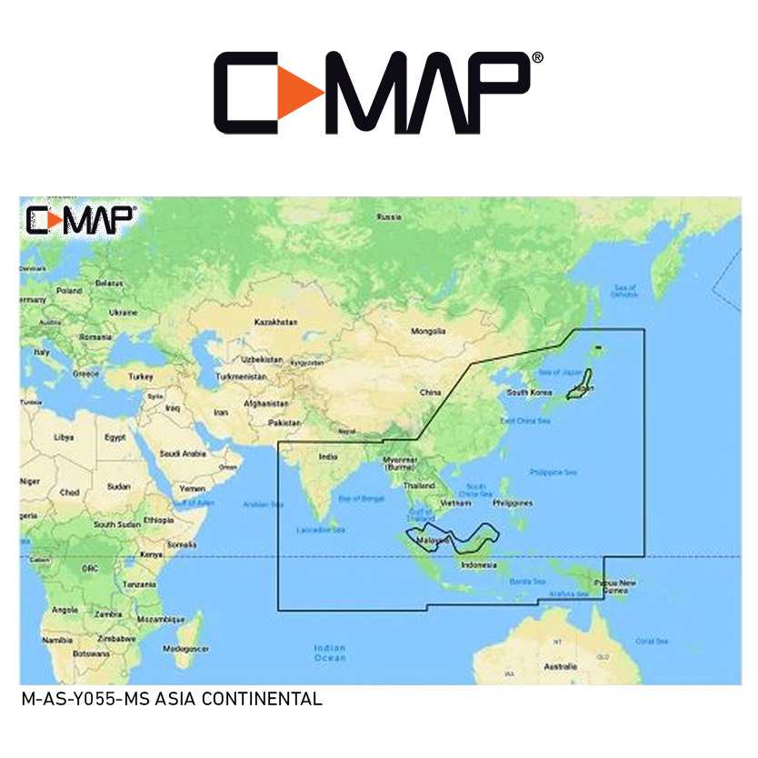 C-Map Cartografía M-AS-Y055-MS ASIA CONTINENTAL. ONNautic