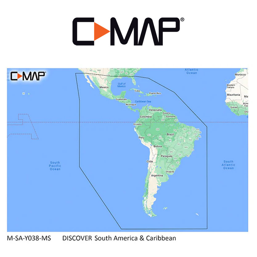 C-MAP DISCOVER M-SA-Y038-MS  South America & Caribbean. ONNautic