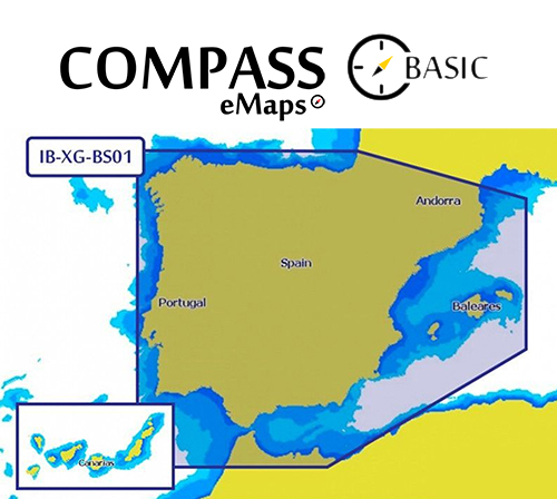 Cartografía Compass eMaps Basic