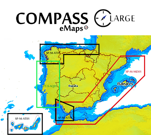 Cartografía Compass eMaps Lake