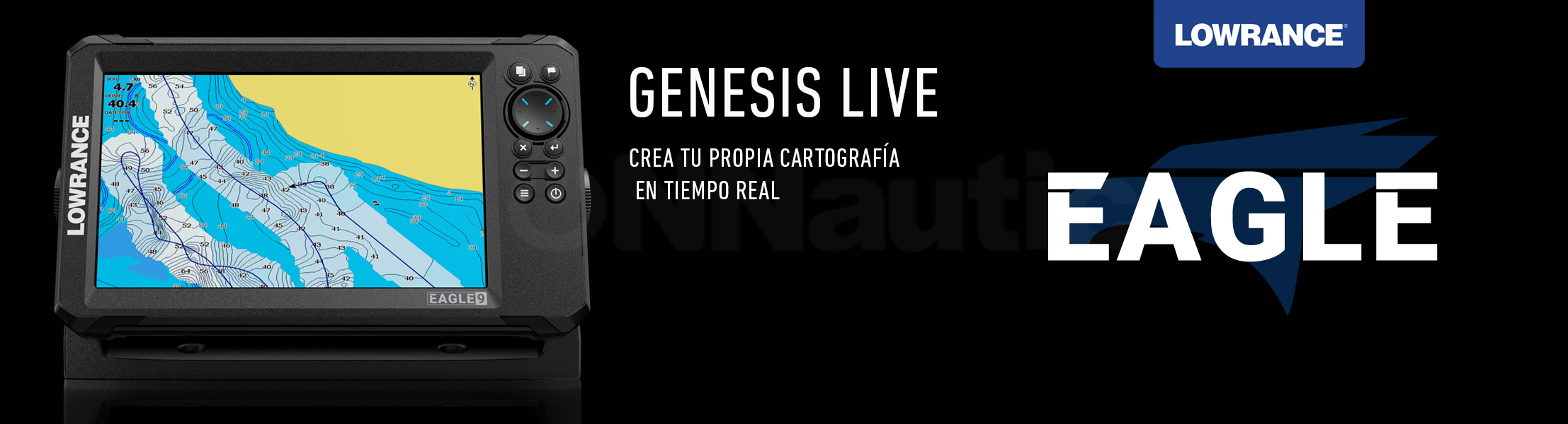 Crea tu propia cartografía en tiempo real con Genesis Live. ONNautic