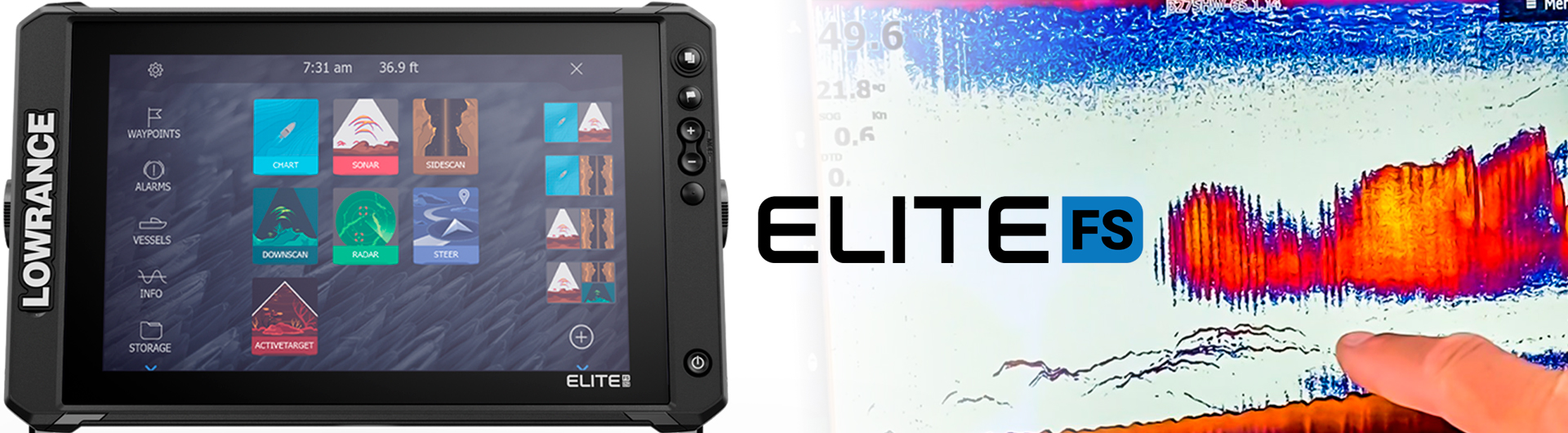 Lowrance Elite FS con transductor 1Kw. ONNautic