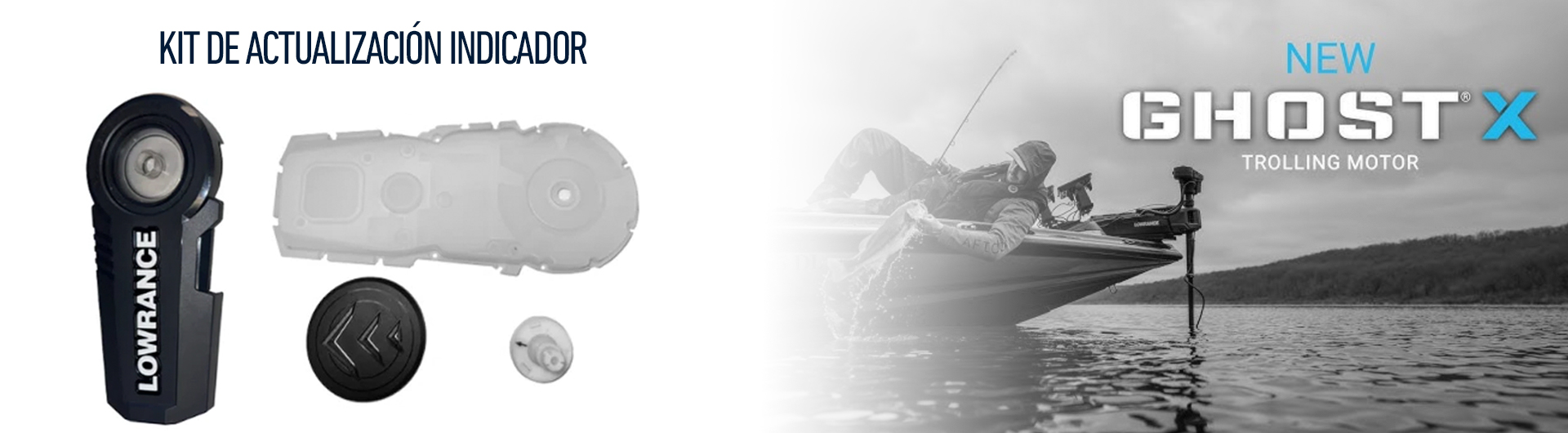ONNautic Lowrance GhostX. Kit de actualización indicador