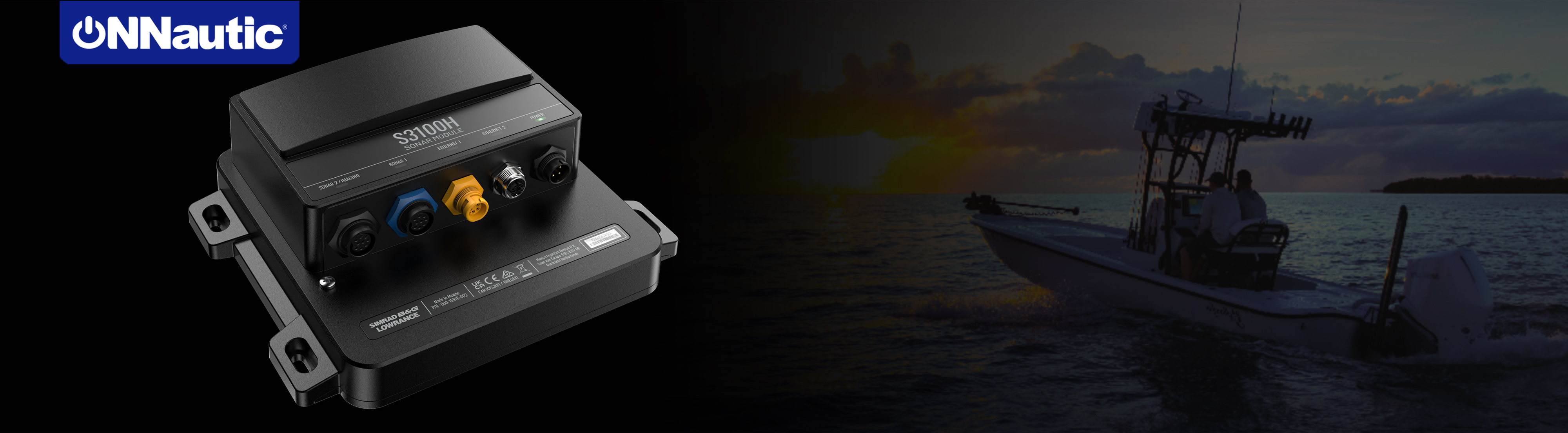 Módulo S3100H de Lowrance Simrad y B&G. ONNautic