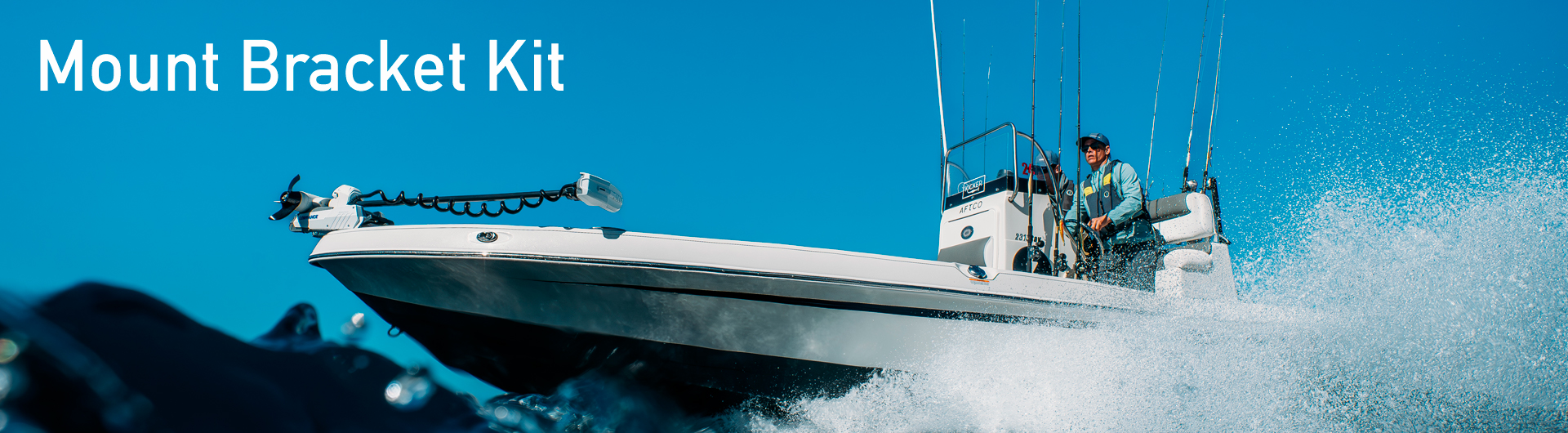 Soporte de liberación rápida para motores eléctricos de pesca. ONNautic