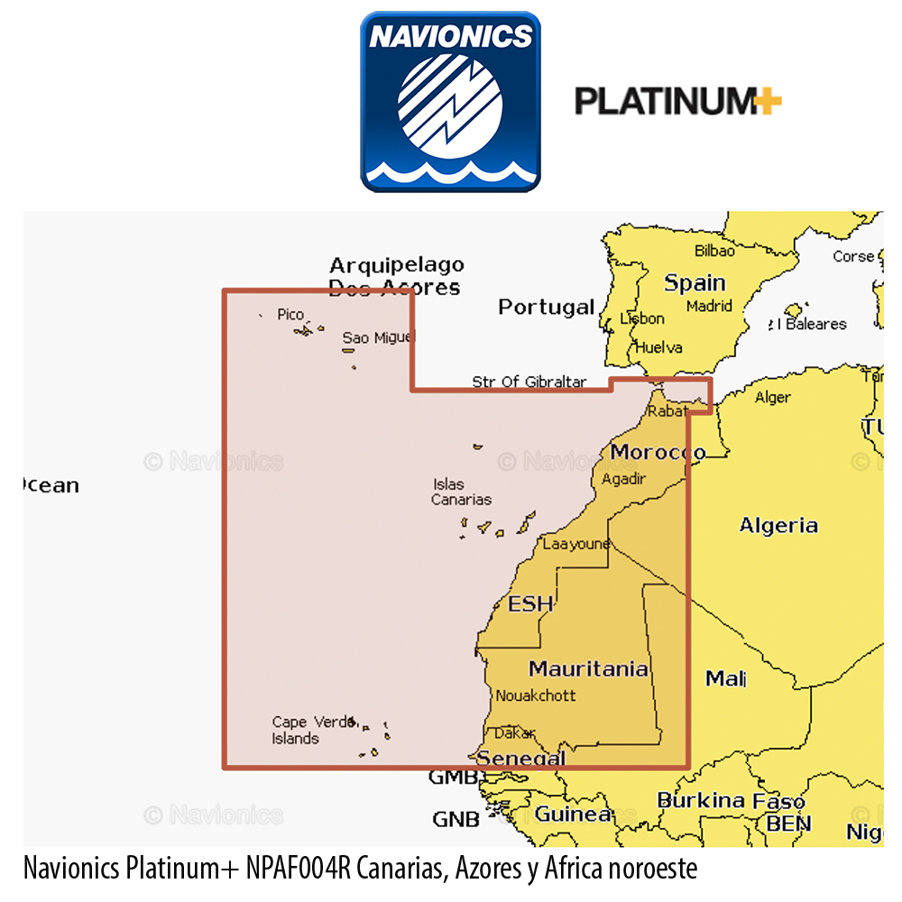 Navionics Platinum + XL Bay of Biscay - Spain