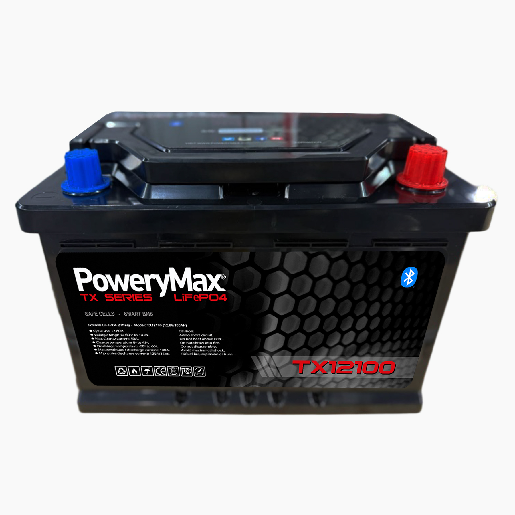 Batería de Litio LiFePO4 PoweryMax TX12100. ONNautic
