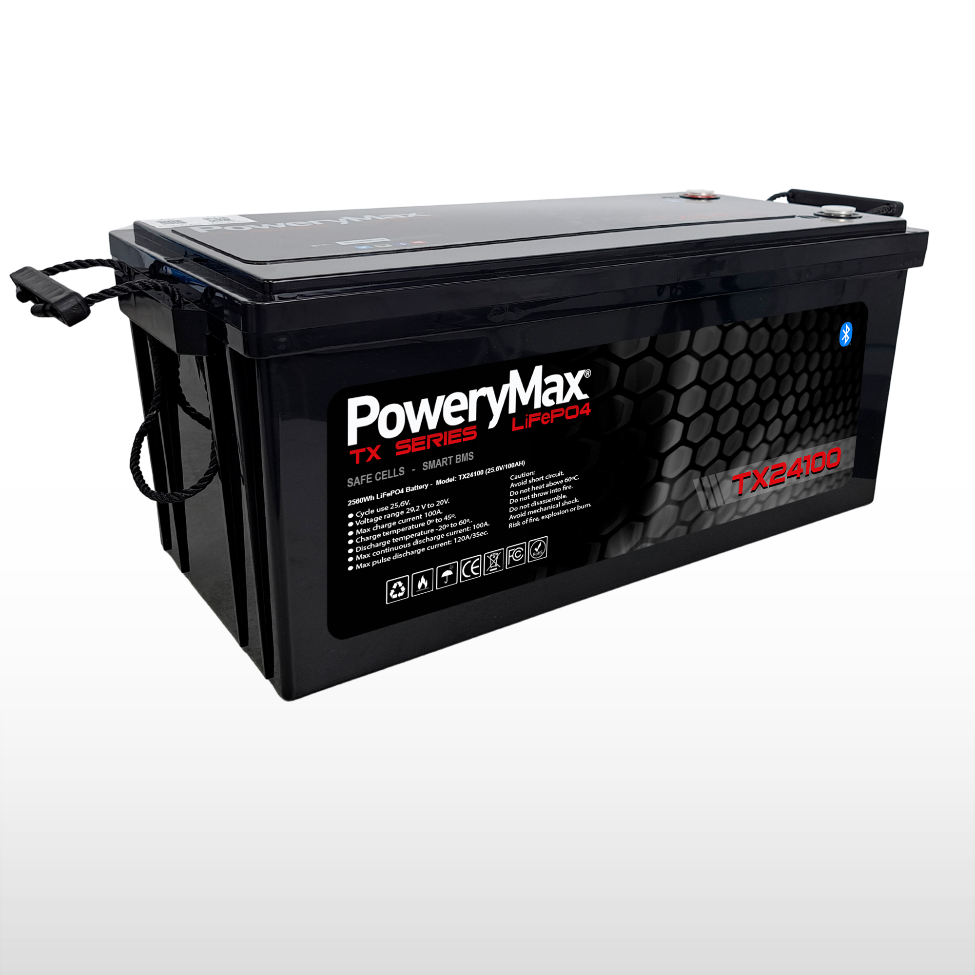 PoweryMax TX24100 Bateria de Litio Lifepo4