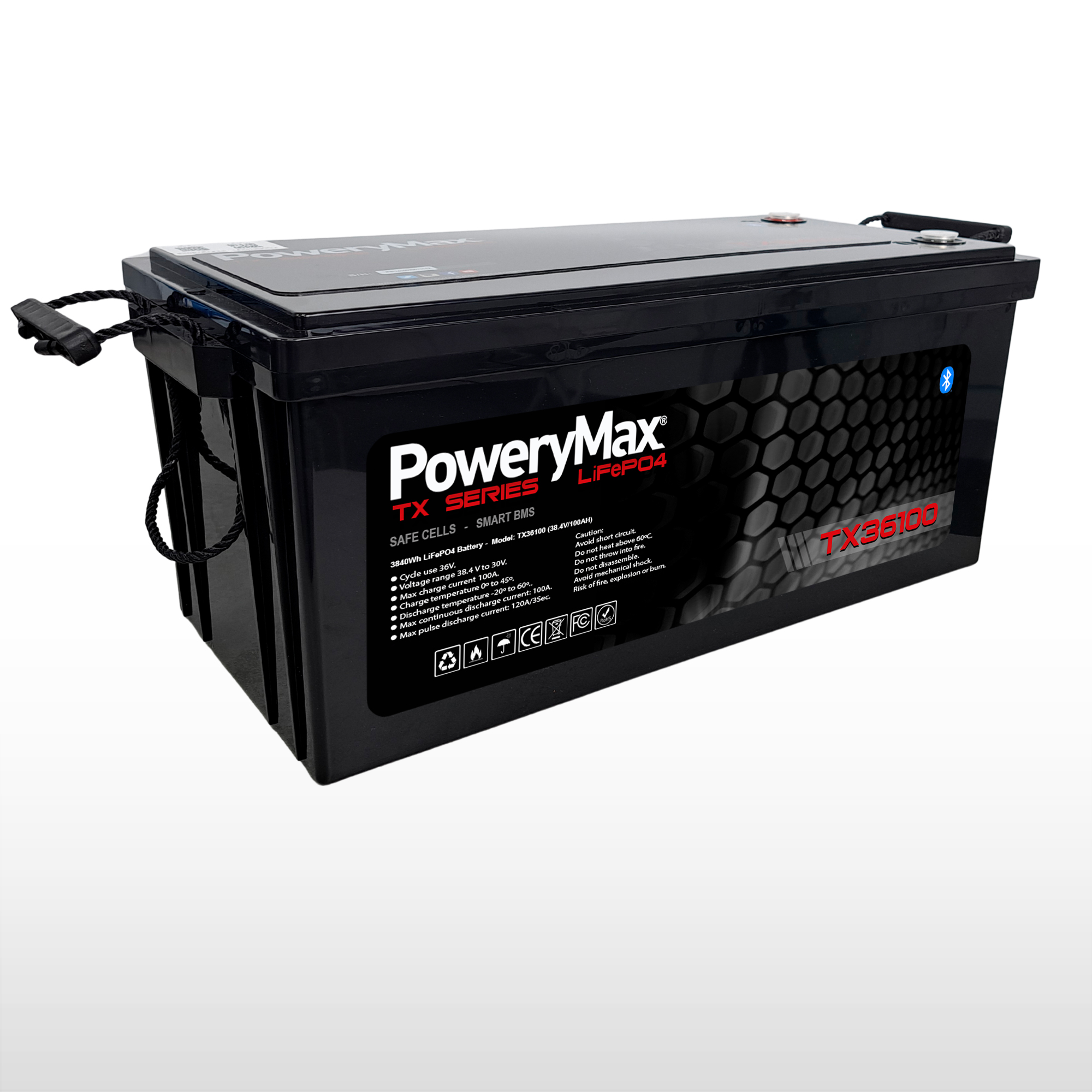 Batería de Litio LiFePO4 PoweryMax TX35100. ONNautic