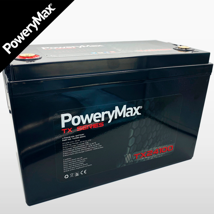 Batería de Litio PoweryMax 24v 100Ah. ONNautic