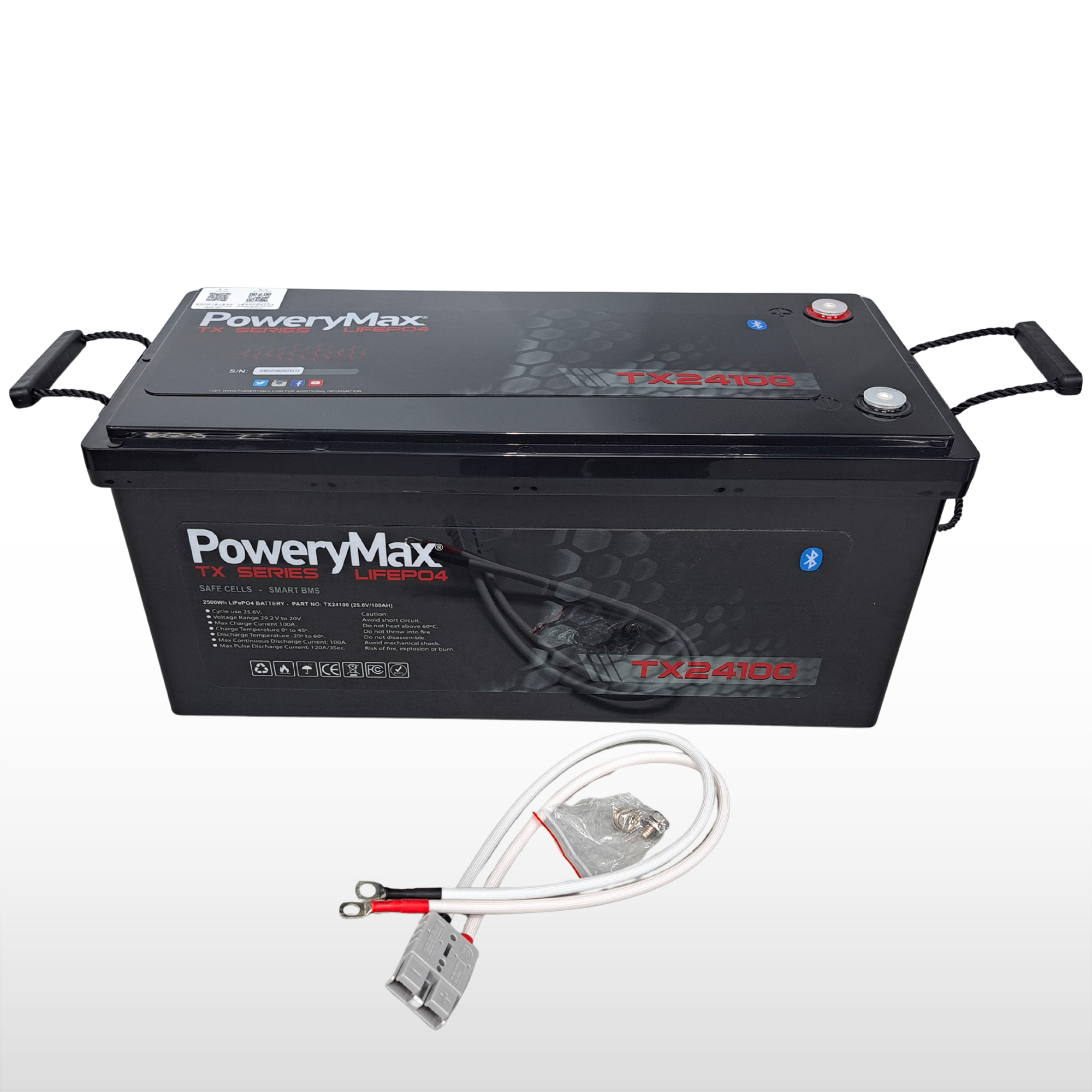Batería de Litio LiFePO4 PoweryMax TX24100. ONNautic