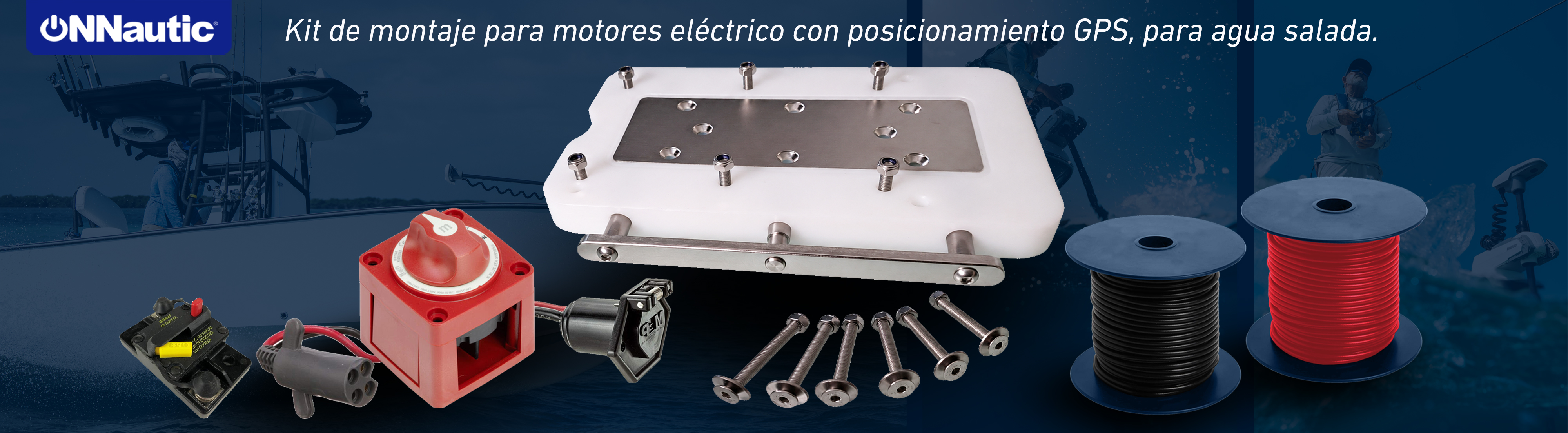 Pack instalación motores eléctricos. ONNautic
