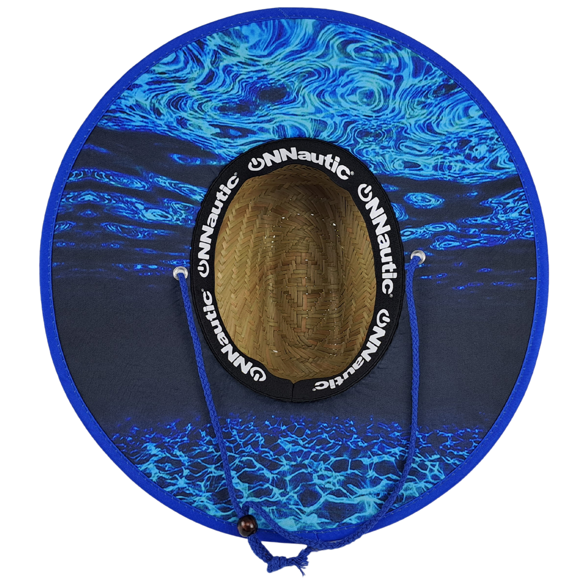 Sombrero de paja para la de pesca ONNautic Blue