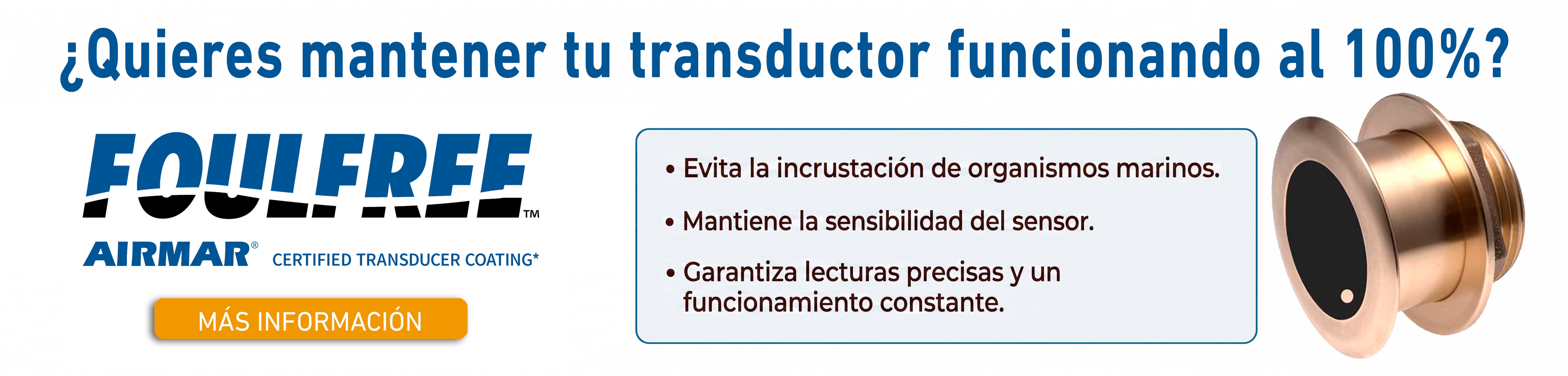 FullFree de Airmar. Protege tu transductor. ONNautic