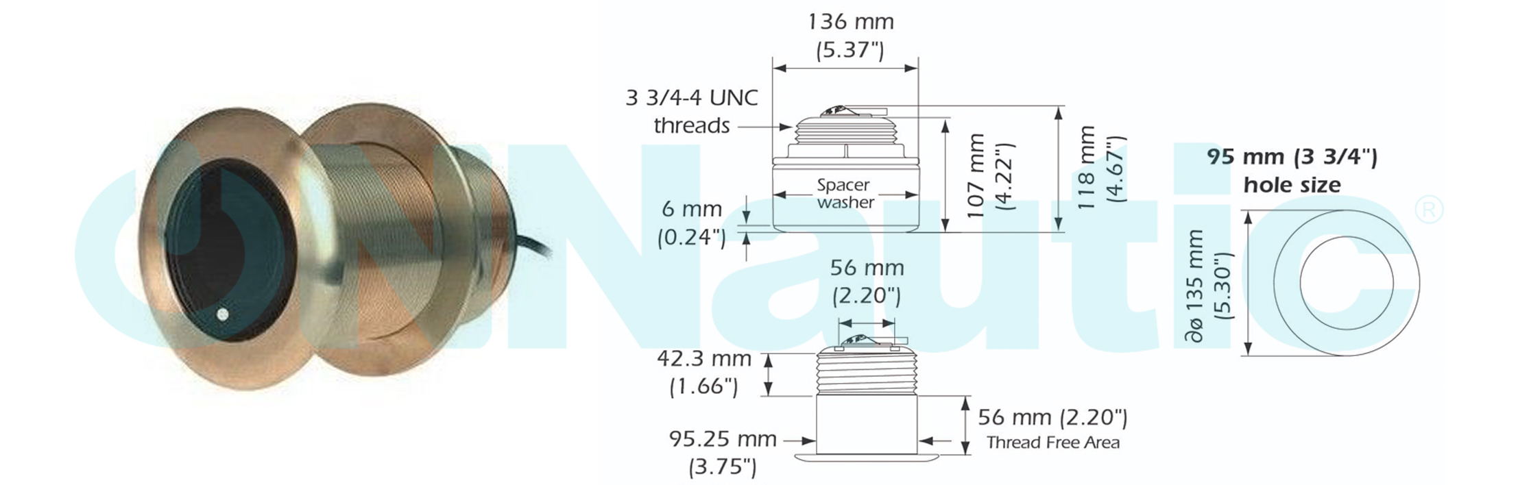 Contenido Transductor B175MW. ONNautic