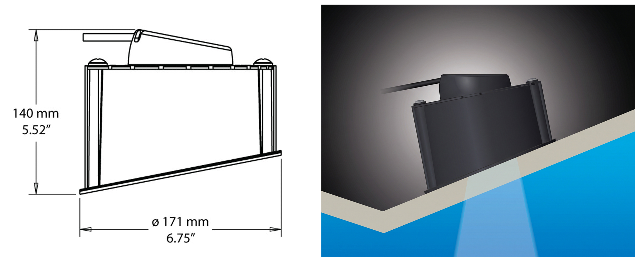 Dimensiones transductor M285 | ONNautic