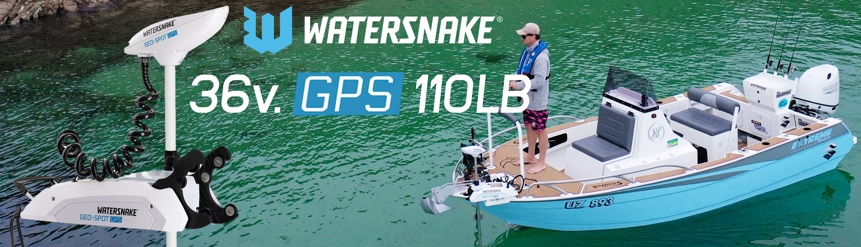 WaterSnake motor electrico para la pesca con posicionamiento GPS. ONNautic