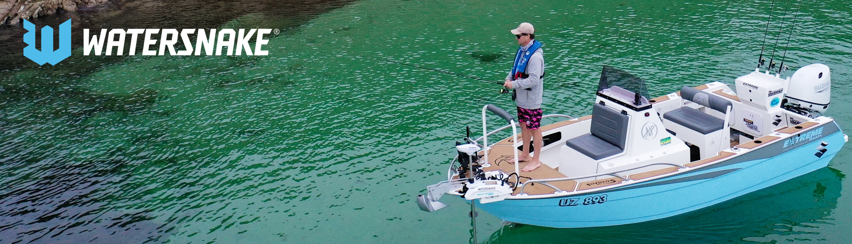 WaterSnake motor electrico para la pesca con posicionamiento GPS. ONNautic