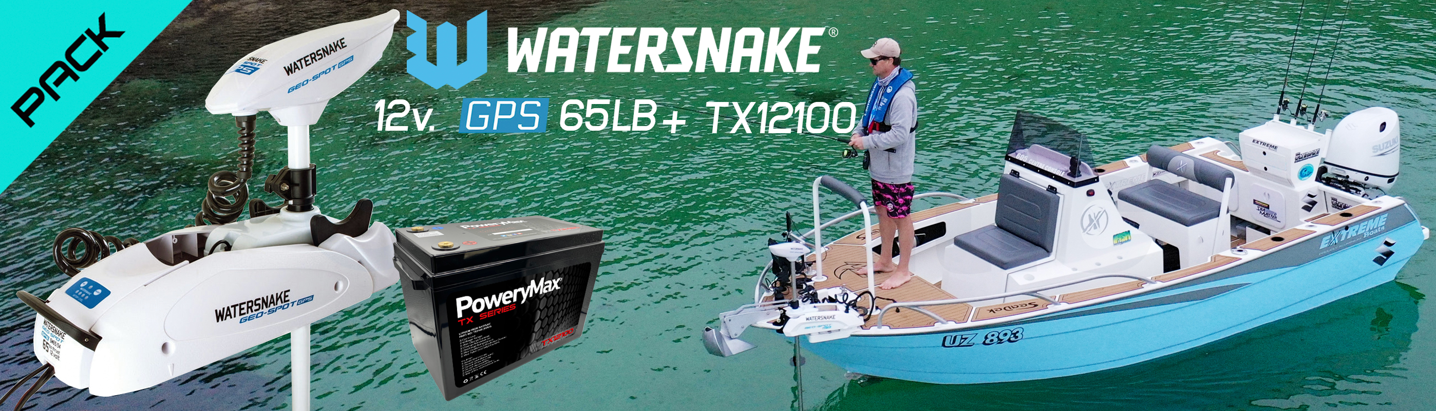 WaterSnake motor electrico para la pesca con posicionamiento GPS. ONNautic
