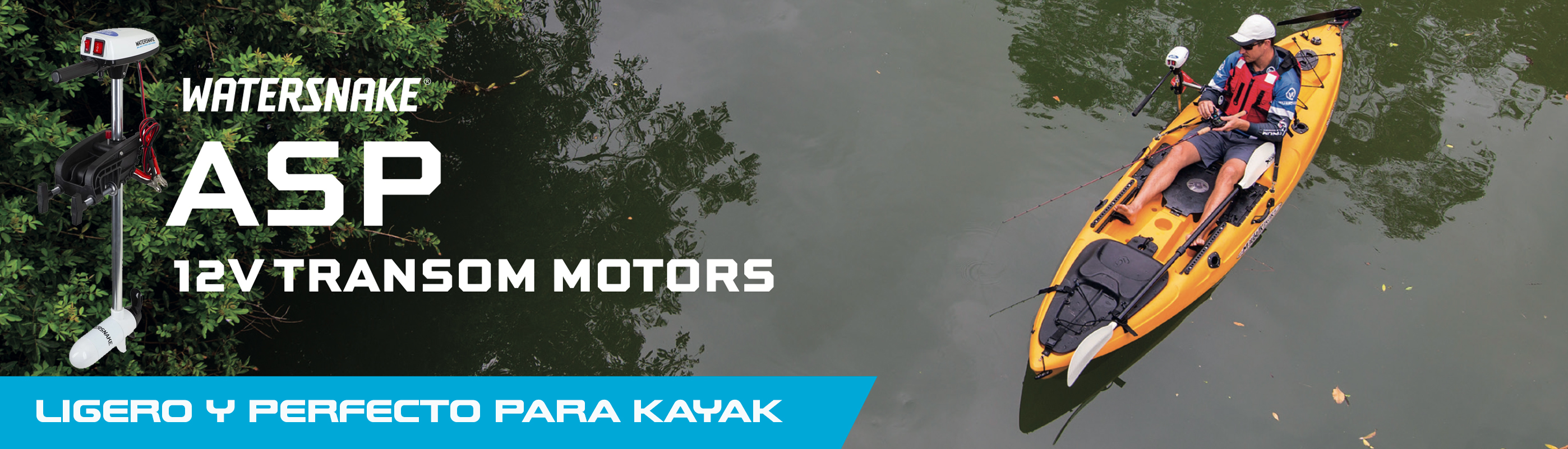 WaterSnake motor electrico para la pesca con posicionamiento GPS. ONNautic