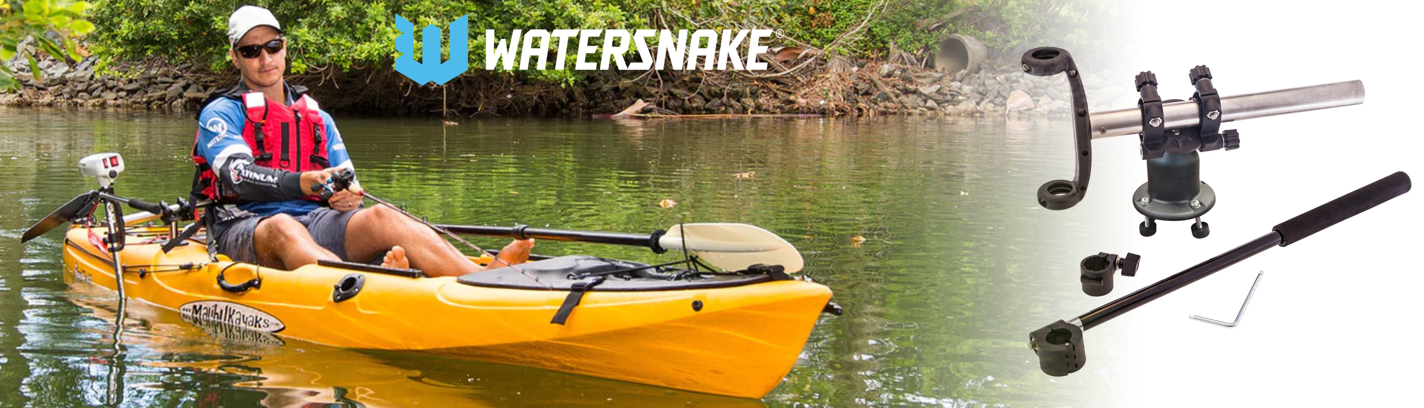Soporte para kayak motor eléctrico ASP T24 de pesca Watersnake